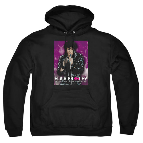 Elvis Presley 35 Leather Pullover Hoodie