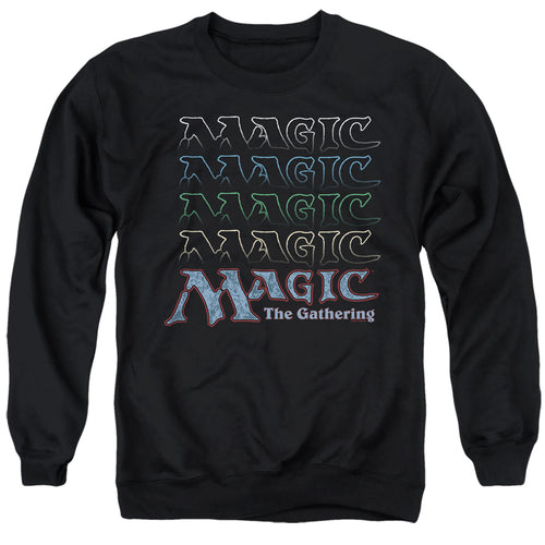 Magic the Gathering Retro Logo Repeat Crewneck Sweatshirt