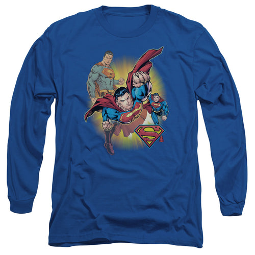 Superman Collage Long Sleeve T-Shirt