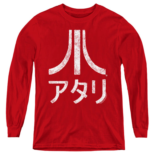 Atari Rough Kanji Youth Long Sleeve T-Shirt