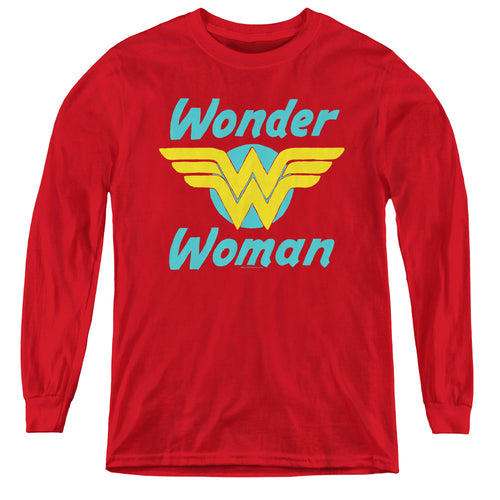Wonder Woman Wonder Wings Youth Long Sleeve T-Shirt