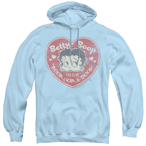 Betty Boop Fan Club Heart Pullover Hoodie
