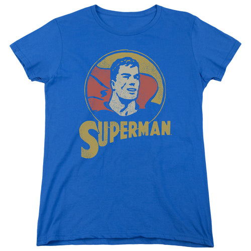 DC Comics Super Circle Womens T-Shirt