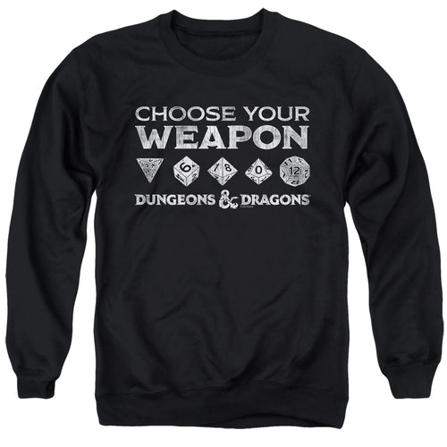 Dungeons & Dragons Choose Your Weapon Dice Crewneck Sweatshirt