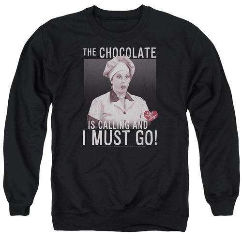 I Love Lucy Chocolate Calling Crewneck Sweatshirt