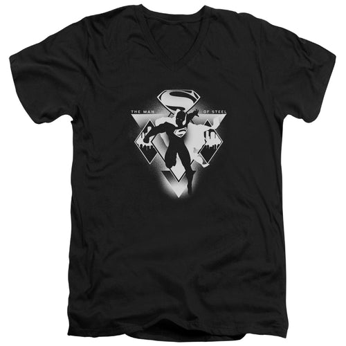 Batman v Superman Triple Diamond V-Neck T-Shirt