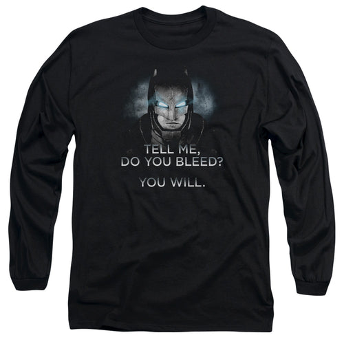Batman v Superman Do You Bleed Long Sleeve T-Shirt