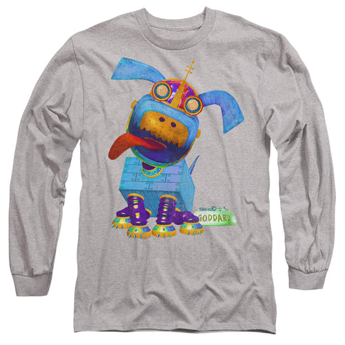 Jimmy Neutron Goddard Neon Long Sleeve T-Shirt