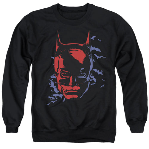 The Batman Shadowed Headshot Crewneck Sweatshirt
