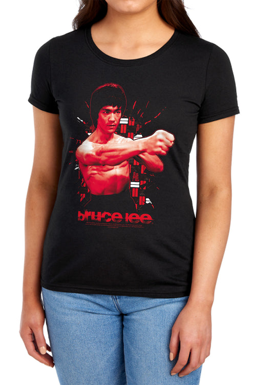 Bruce Lee The Shattering Fist Womens T-Shirt