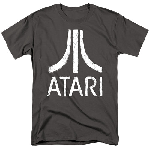 Atari Rough Logo Charcoal T-Shirt