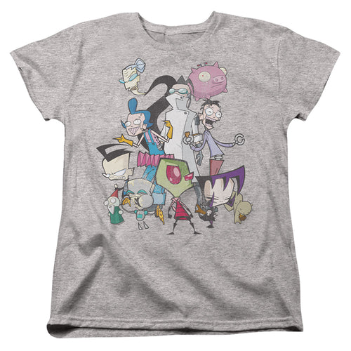 Invader Zim Group Shot Womens T-Shirt