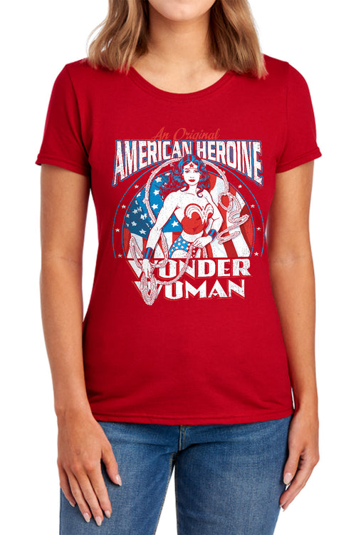 DC Comics American Heroine Womens T-Shirt