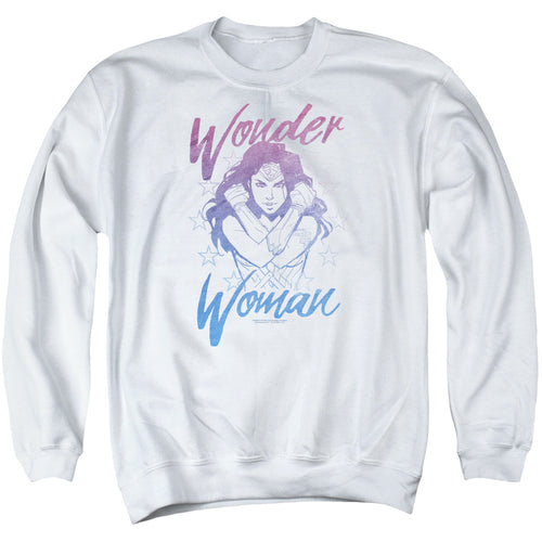 Wonder Woman (2017) Retro Stance Crewneck Sweatshirt