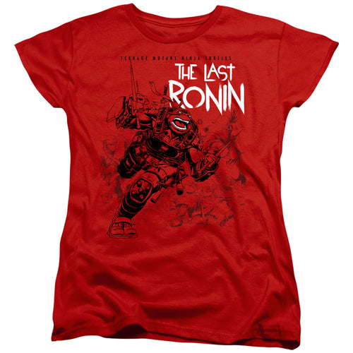 Teenage Mutant Ninja Turtles Charging Ronin Womens T-Shirt