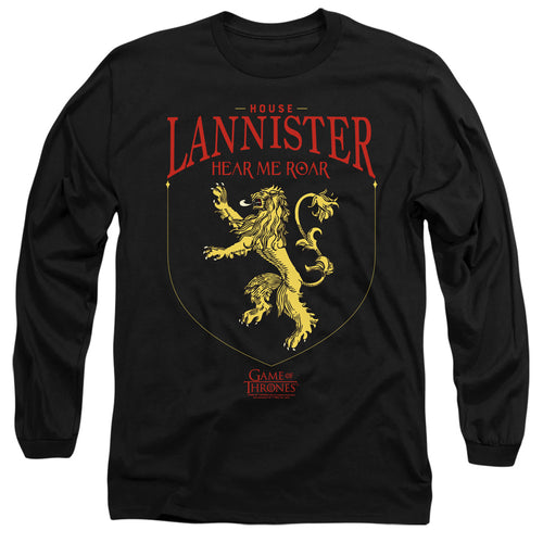 Game of Thrones House Lannister Sigil Long Sleeve T-Shirt