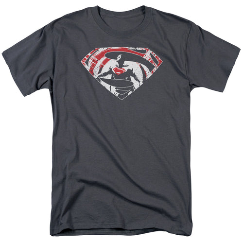 Batman v Superman Super Splatter Logo T-Shirt