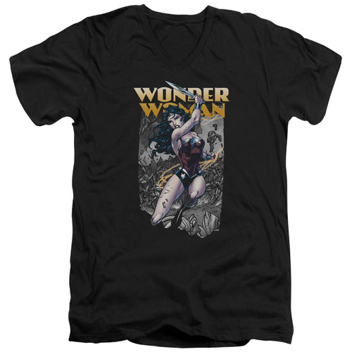 Wonder Woman Wonder Slice V-Neck T-Shirt