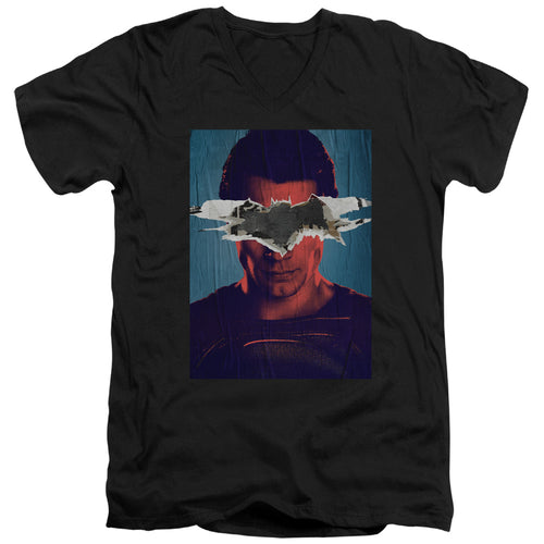 Batman v Superman Superman Poster V-Neck T-Shirt