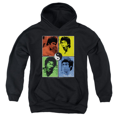 Bruce Lee Enter Color Block Youth Hoodie