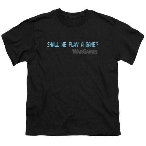 WarGames Shall We Play a Game Text Youth/Toddler T-Shirt