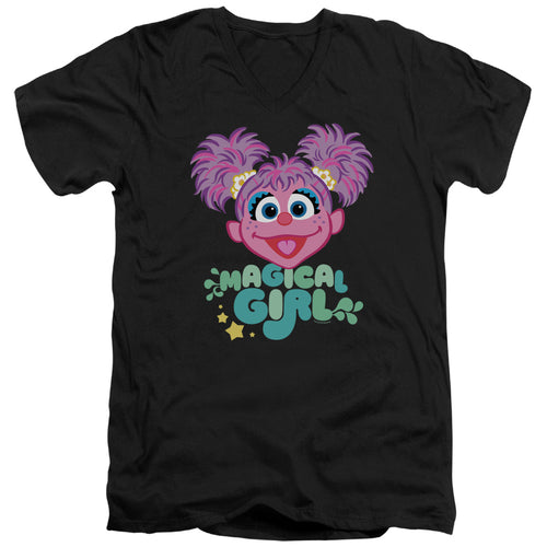 Sesame Street Magical Girl Abby Cadabby V-Neck T-Shirt