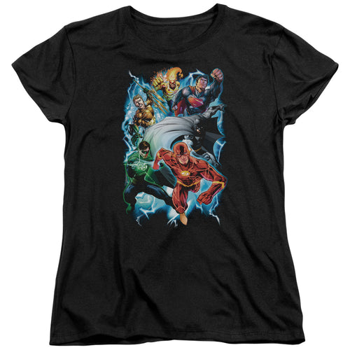 DC Comics Electric Team Womens T-Shirt