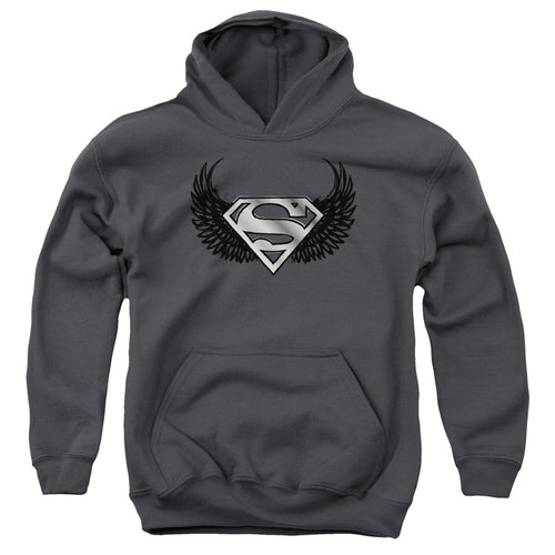 Superman Dirty Wings Youth Hoodie