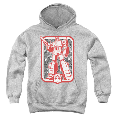 Transformers Optimus Prime Panel Youth Hoodie