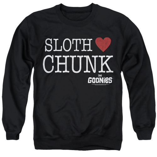 The Goonies Sloth Loves Chunk Crewneck Sweatshirt