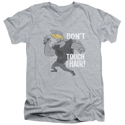 Johnny Bravo Hair V-Neck T-Shirt