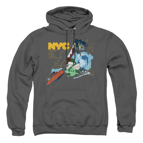New York City Five Boroughs Pullover Hoodie