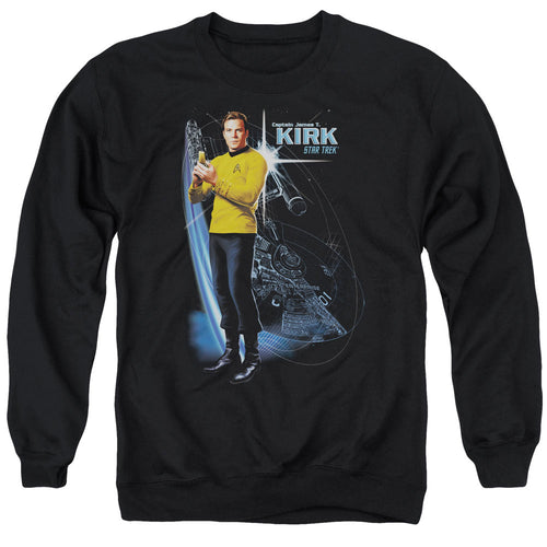 Star Trek Galactic Kirk Crewneck Sweatshirt