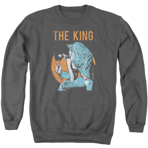 Elvis Presley Mic In Hand Crewneck Sweatshirt