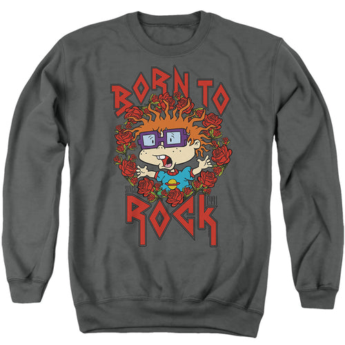 Rugrats Chuckie Was Born to Rock Crewneck Sweatshirt