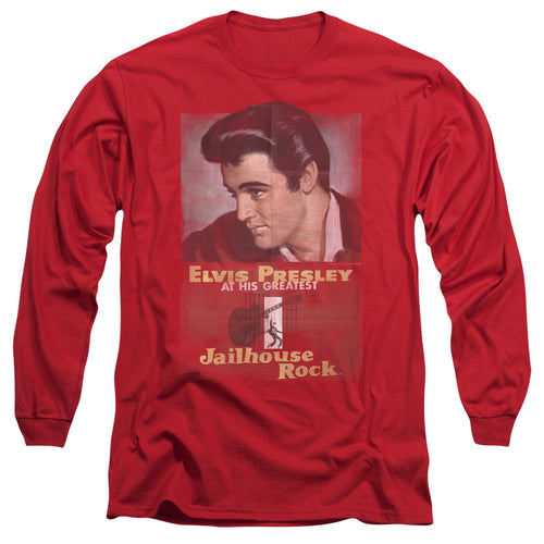 Elvis Presley Jailhouse Rock Poster Long Sleeve T-Shirt