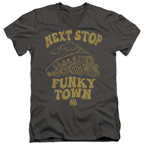 Soul Train Soul Train Next Stop V-Neck T-Shirt