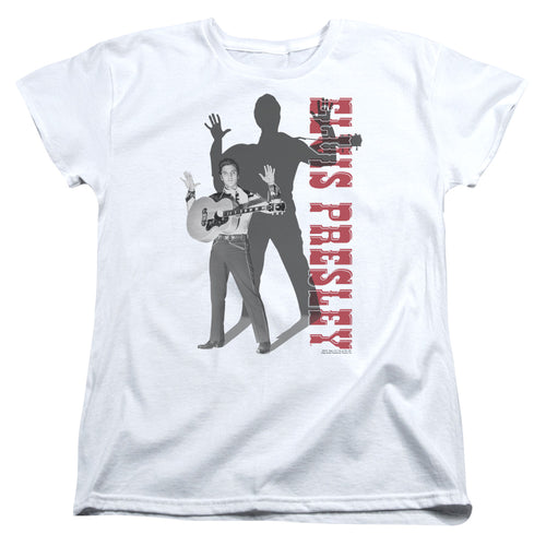 Elvis Presley Look No Hands Womens T-Shirt