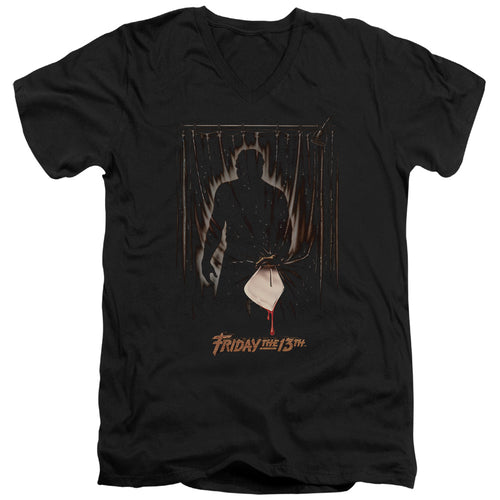 Friday the 13th Part 3 Poster V-Neck T-Shirt