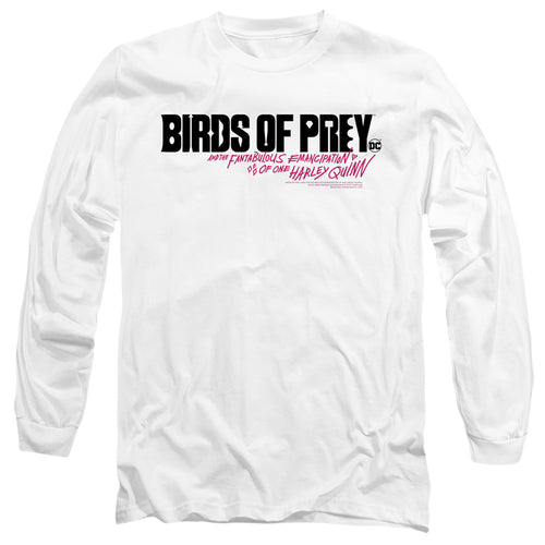 Birds of Prey Horizontal Logo Long Sleeve T-Shirt