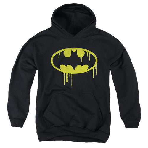 Batman Dripping Logo Youth Hoodie