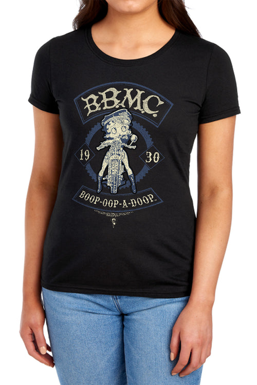 Betty Boop BBMC Patch Womens T-Shirt