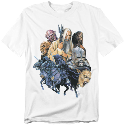 Lord of the Rings Collage Of Evil T-Shirt