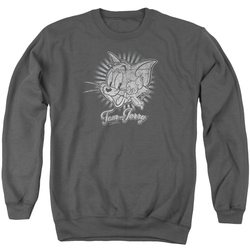 Tom and Jerry Happy Classic Pals Crewneck Sweatshirt