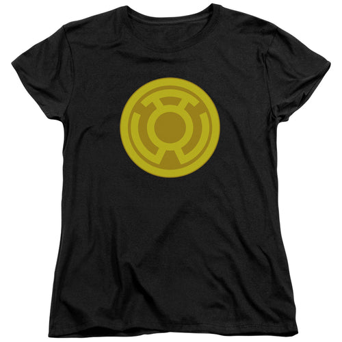 Green Lantern Yellow Symbol Womens T-Shirt