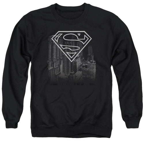 Superman Skyline Crewneck Sweatshirt