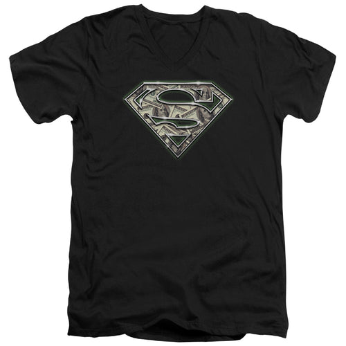 Superman All About the Benjamins V-Neck T-Shirt