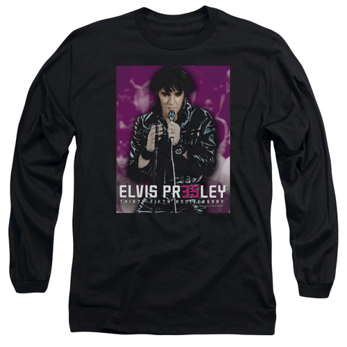 Elvis Presley 35 Leather Long Sleeve T-Shirt