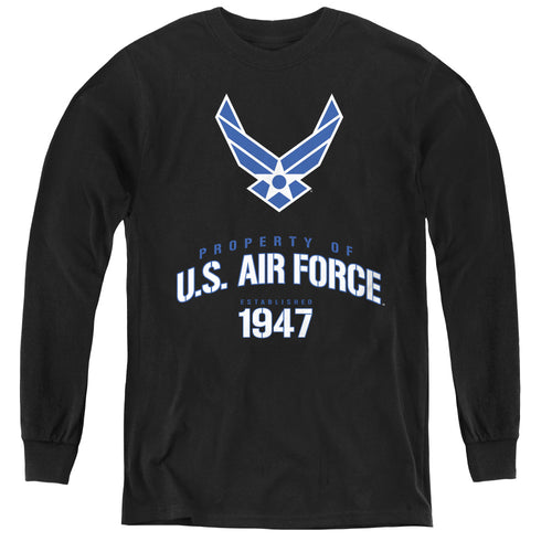U.S. Air Force Property of 1947 Youth Long Sleeve T-Shirt