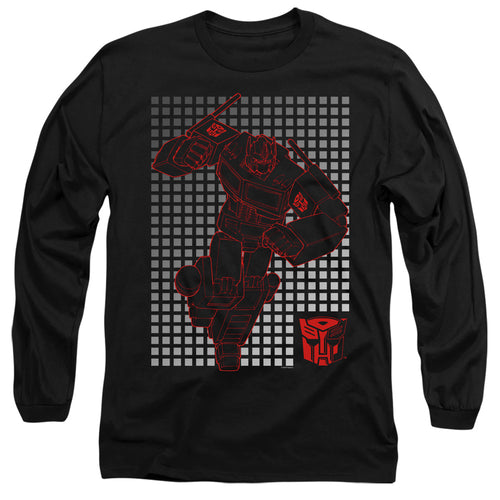 Transformers Optimus Grid Long Sleeve T-Shirt